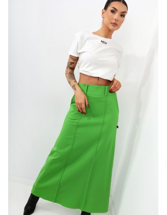 Ilgas žalias sijonas...