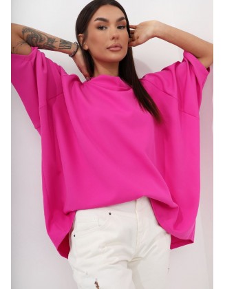 Rožiniai kimono marškinėliai
