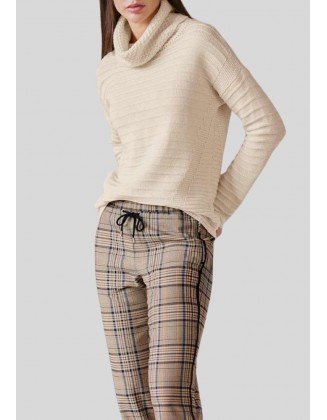 Žvilgantis megztinis "Ivory"