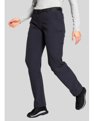 Tamsiai mėlynos funkcinės kelnės