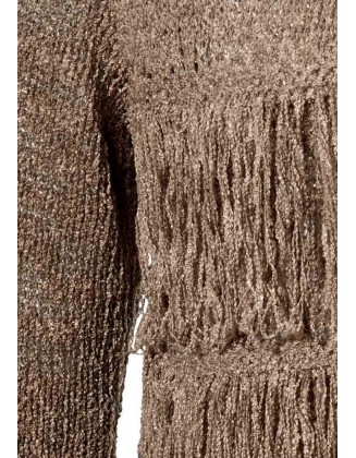 Trumpas rudas megztinis