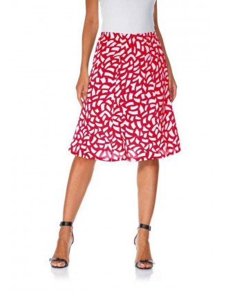 Margas raudonas sijonas