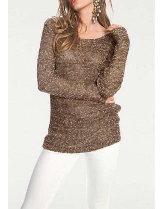 Jaukus rudas megztinis