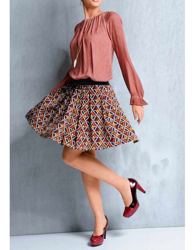 Trumpas margas sijonas