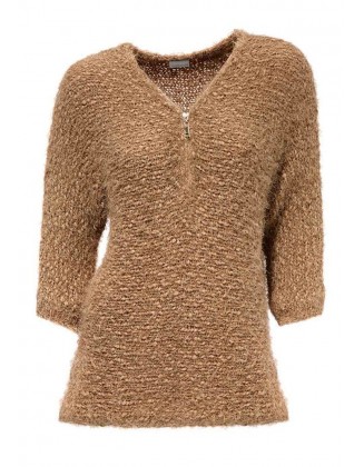 Minkštas megztinis „Camel“