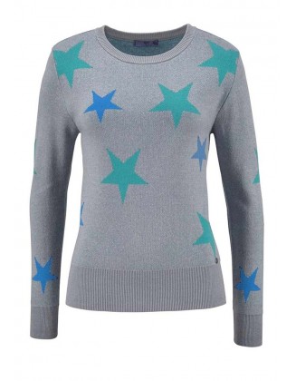 Pilkas megztinis "Star"