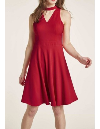 Raudona kokteilinė suknelė "Red"