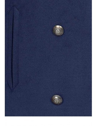 Trumpas mėlynas Tom Tailor paltas