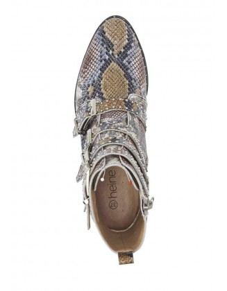 Margi gyvatės rašto batai