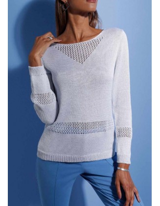 Pilkas megztinis "Azur"