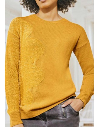 Geltonas megztinis su vilna "Ochre"